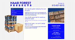 Desktop Screenshot of haabforestproducts.com