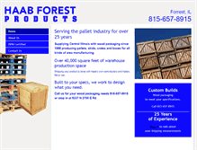 Tablet Screenshot of haabforestproducts.com